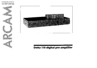 Arcam DELTA-110 - Owners Manual 